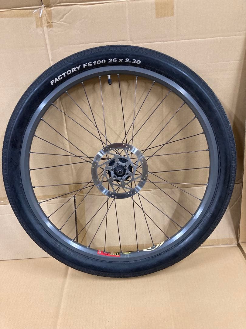 MAVIC D521 リム　シマノDEOREハブ　26インチホイールセット
