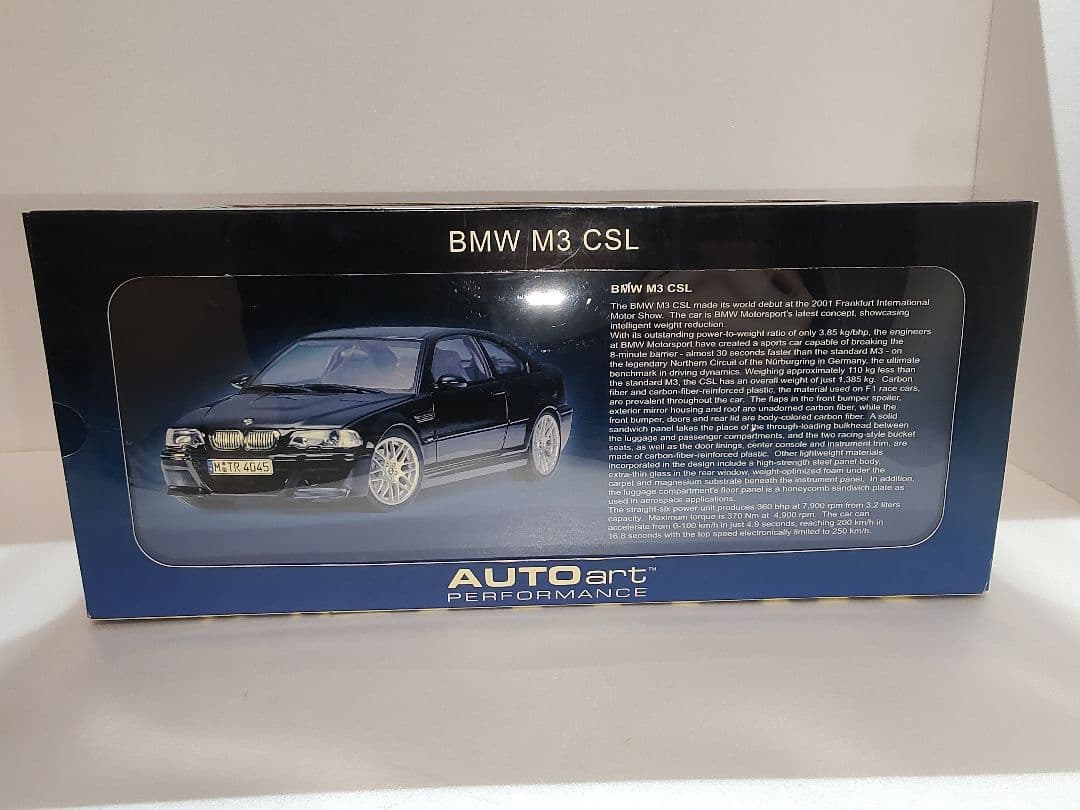 オートアート  M3 CSL E46 1/18 ブラック