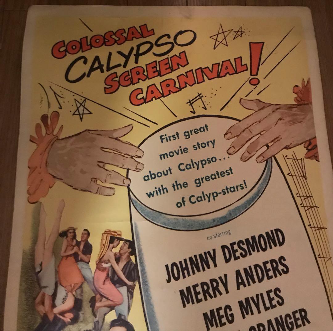カリプソ・ヒートウェーブ 1957年 USオリジナル インサートポスター