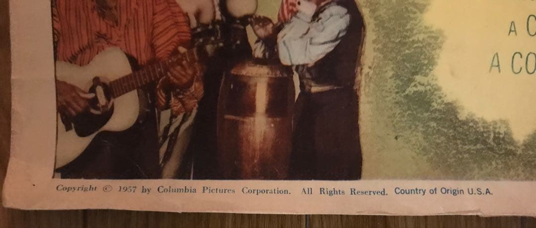 カリプソ・ヒートウェーブ 1957年 USオリジナル インサートポスター