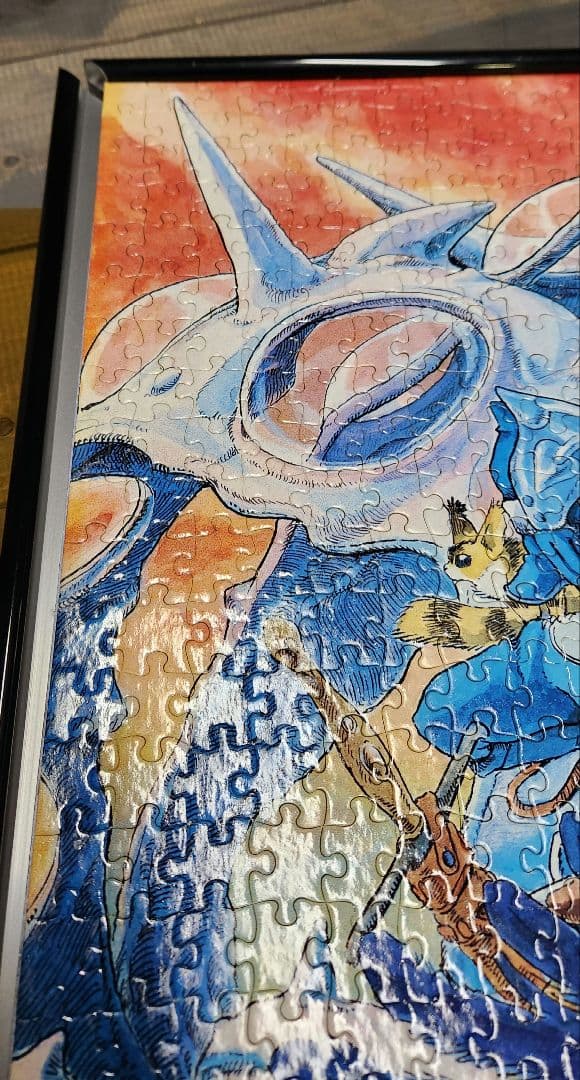 風の谷のナウシカ　廃盤限定品　美品　　　　　　　パズル(王蟲の脱殻の前で)