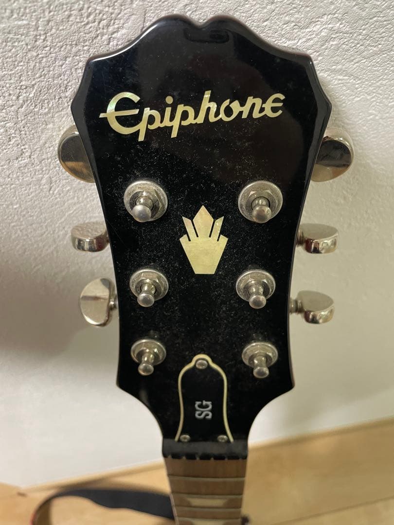 Epiphone SG エレキギター レッド　ピックアップ欠損