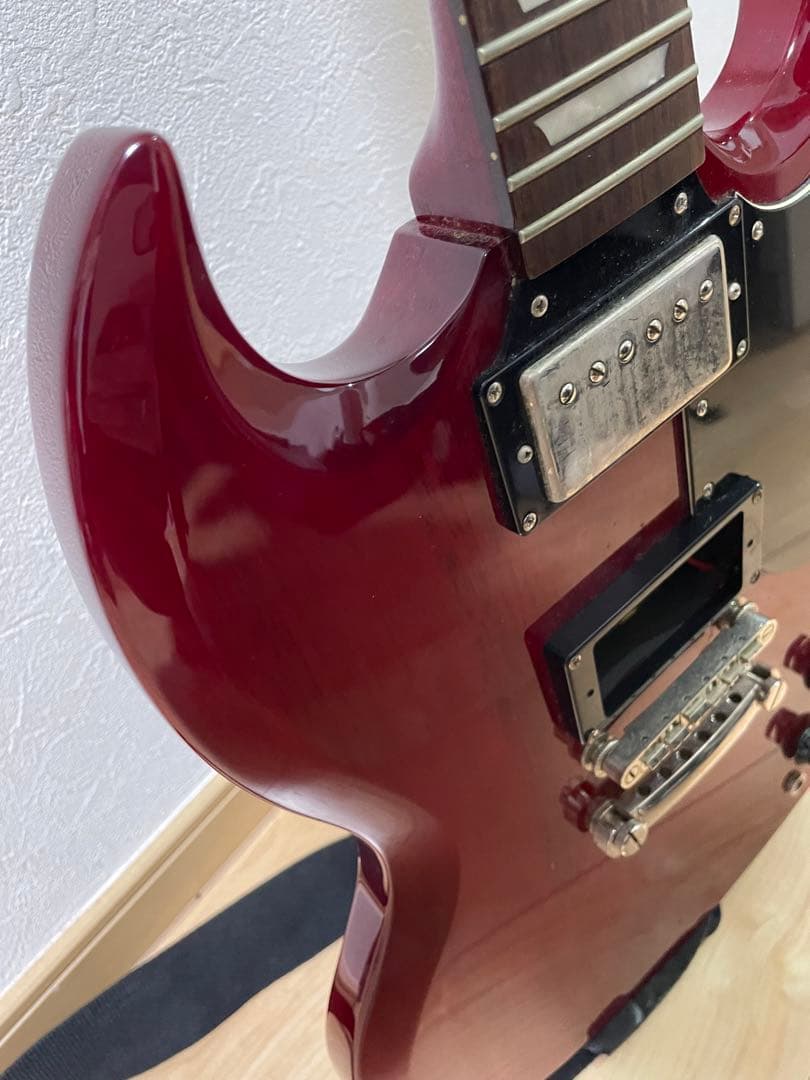 Epiphone SG エレキギター レッド　ピックアップ欠損