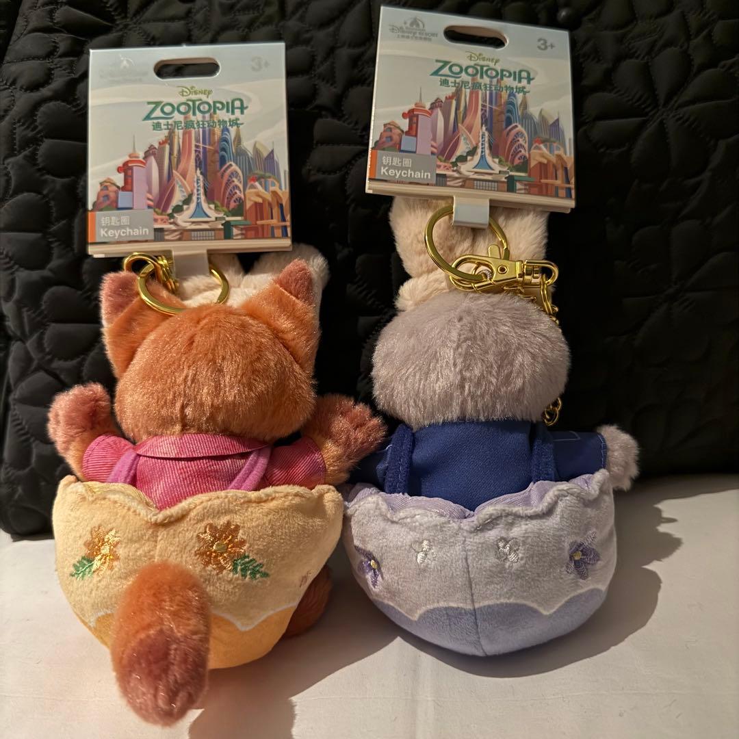 上海ディズニー　2026 イースター　ズートピア　ぬいぐるみキーチェーン