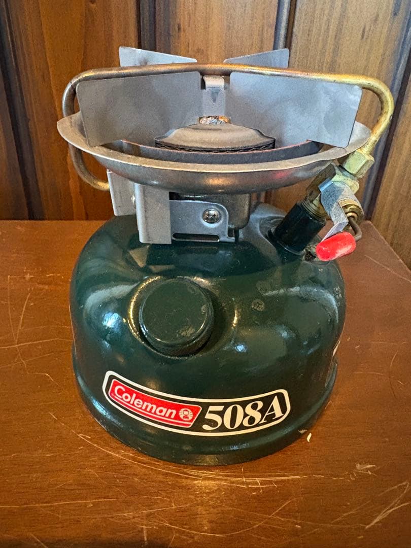 未チェック品 Coleman 508A シングルバーナーコンロ ケース付き