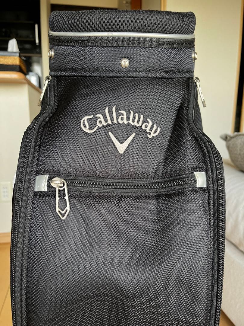 超美品キャロウェイcallaway カートキャディバッグ　ブラック　ゴルフバック