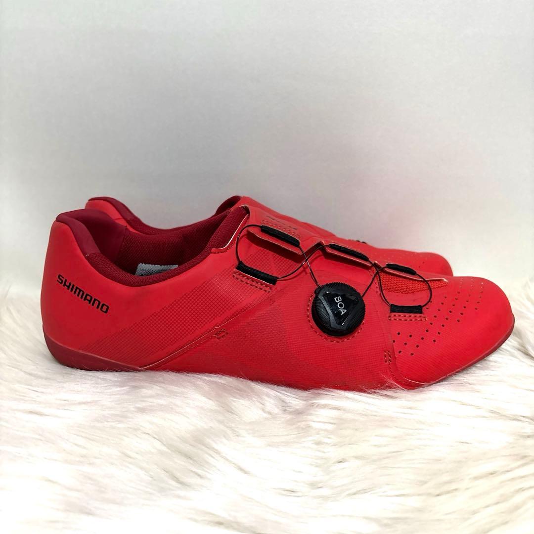 【美品】SHIMANO RC3 ビンディングシューズ ロードシューズ 27.8