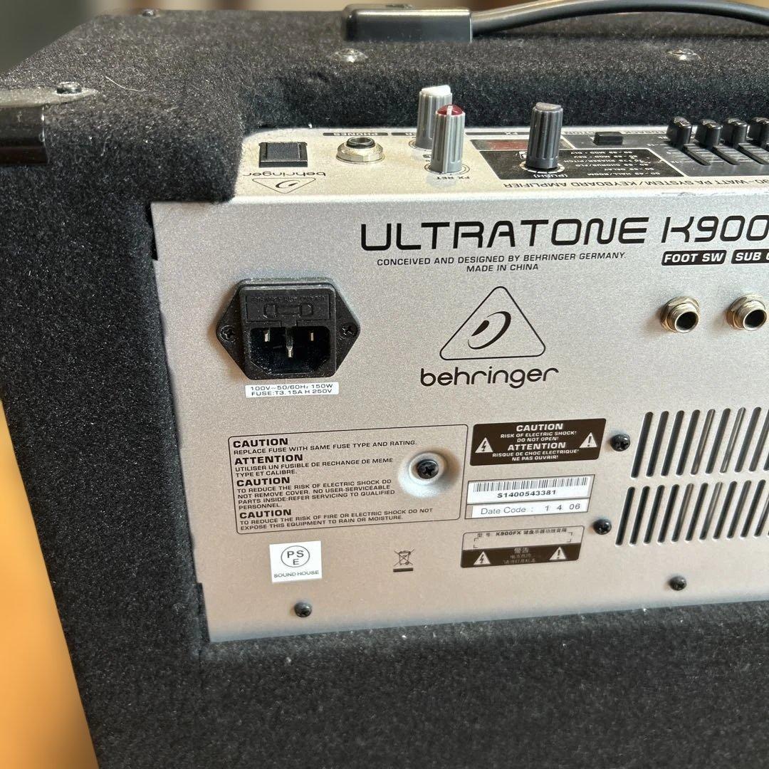 Behringer Ultratone K900FX 90W PAシステム