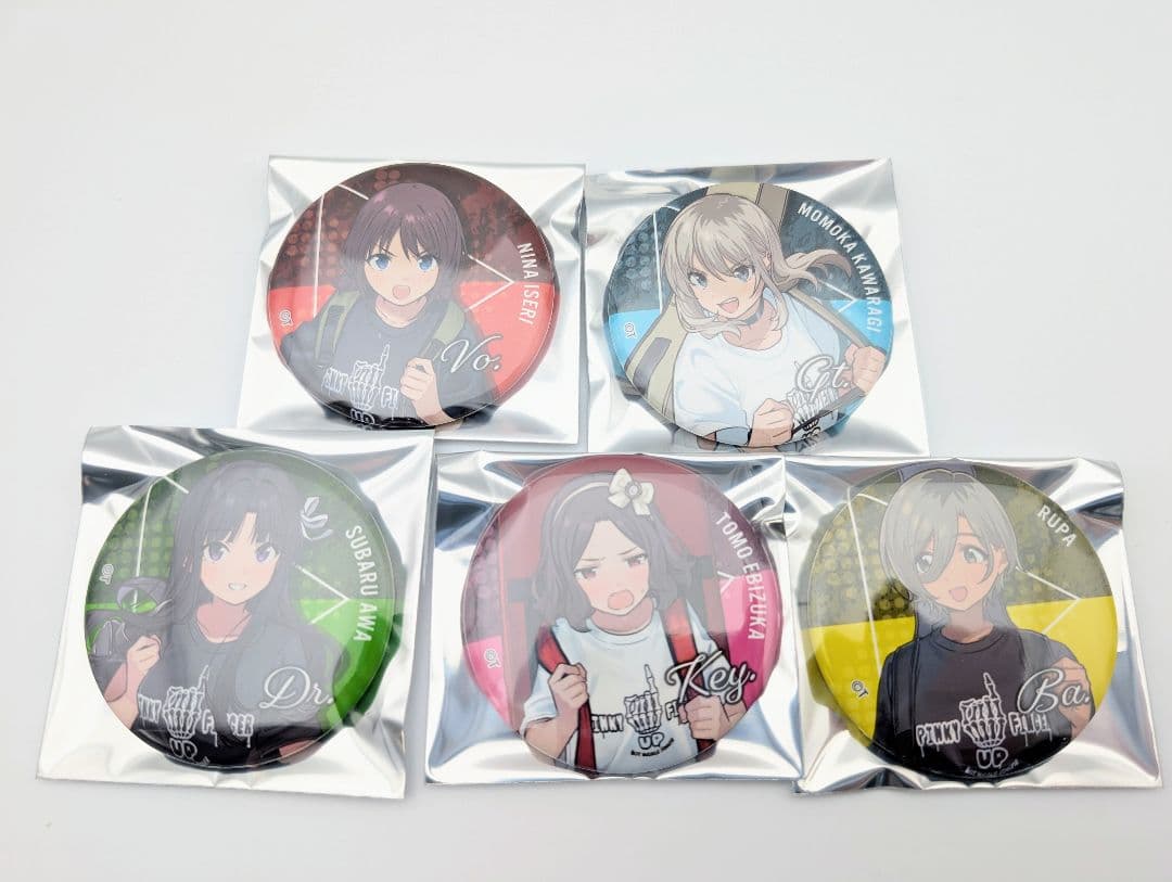 ガールズバンドクライ オンラインくじ 缶バッジ全5種セット トゲナシトゲアリ②