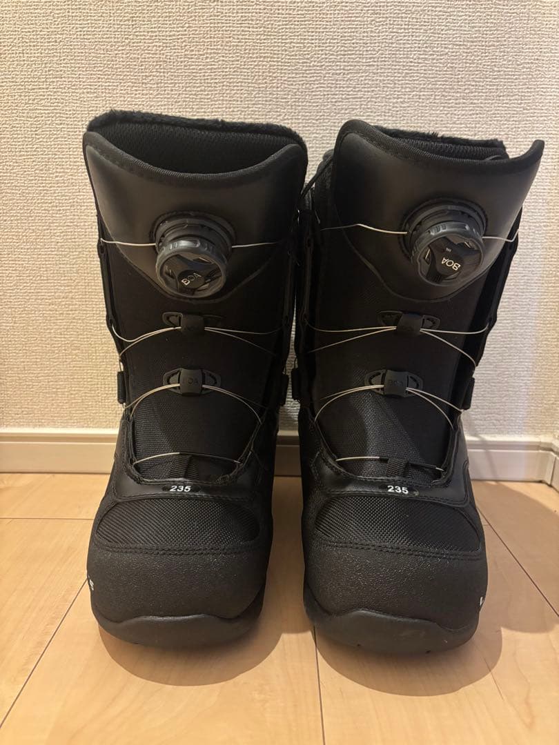 スノーボードブーツ 23.5サイズ ブラック バッグ付き