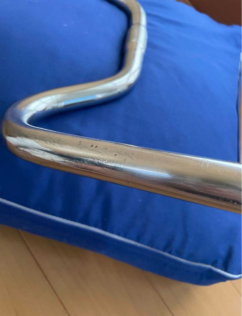 昭和当時物の自転車ハンドルバー中古てん錆有り