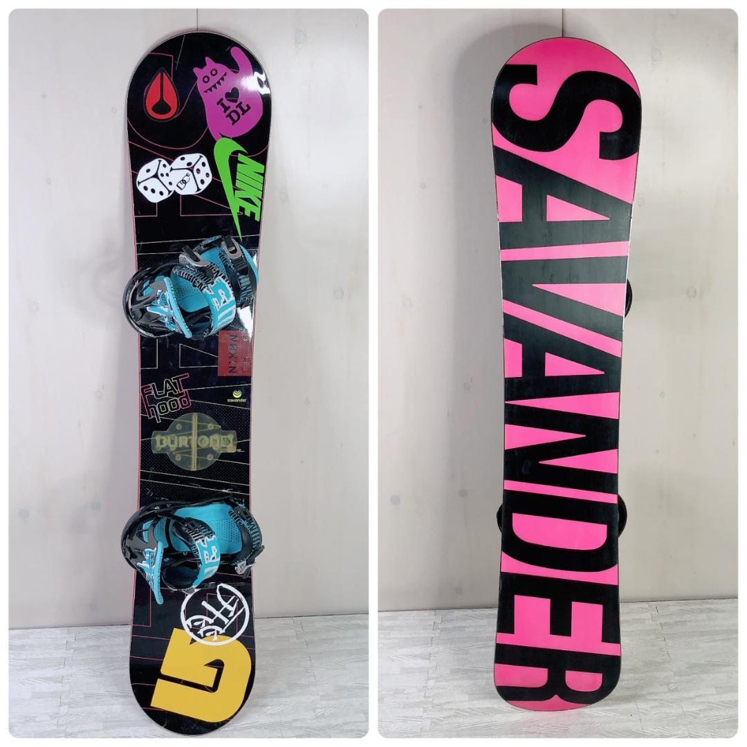 SAVANDER 151cm FLATHOOD M3　スノーボード セット 2点