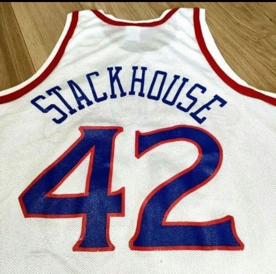 Champion　NBA シクサーズ ジェリースタックハウスレプリカユニフォーム