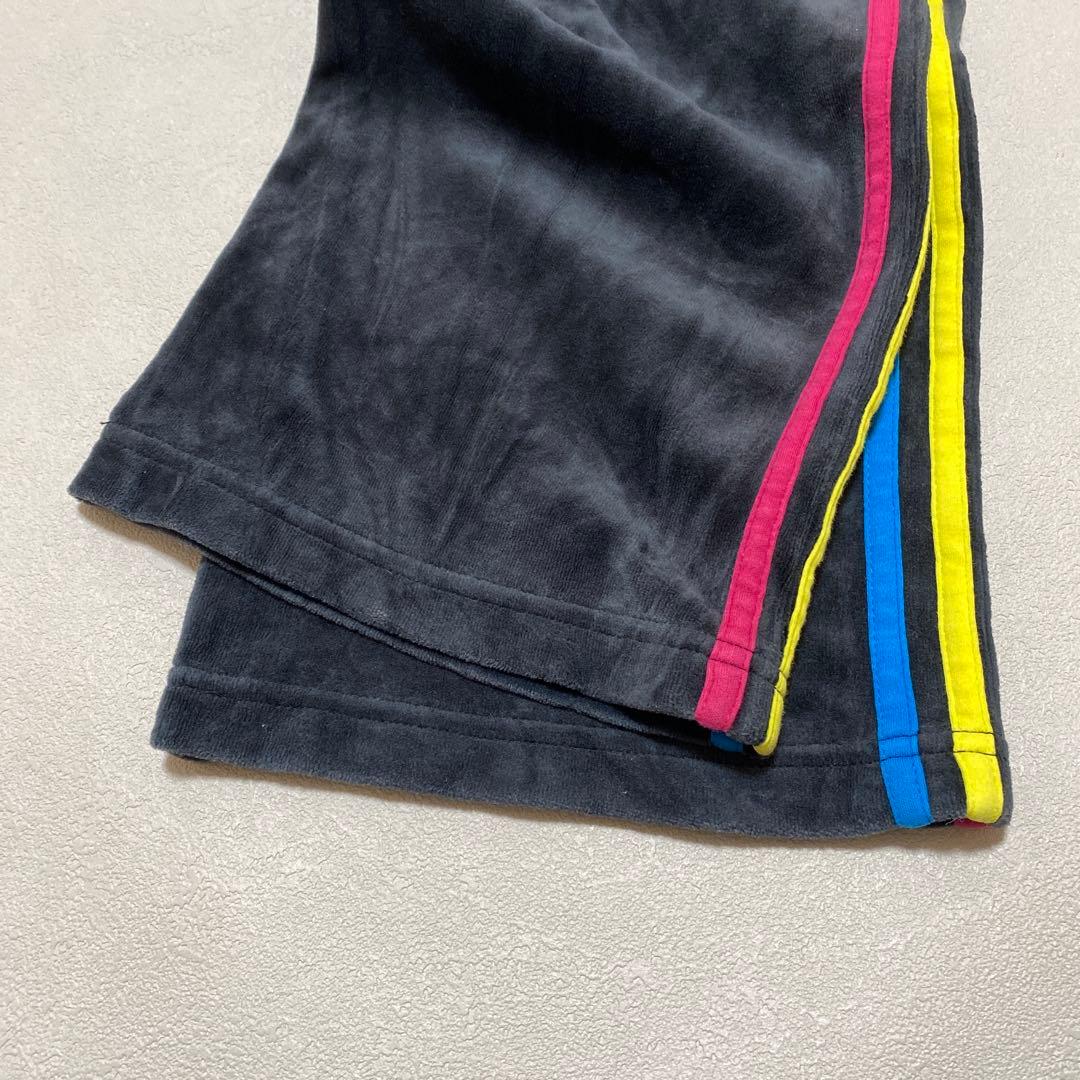 ⭐️adidas neo ベロア　ジャージ　上下セット　濃いグレー＊499