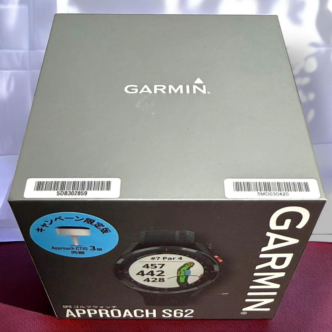 ☆極美品 GARMIN Approach S62 ブラック ゴルフナビ GPS