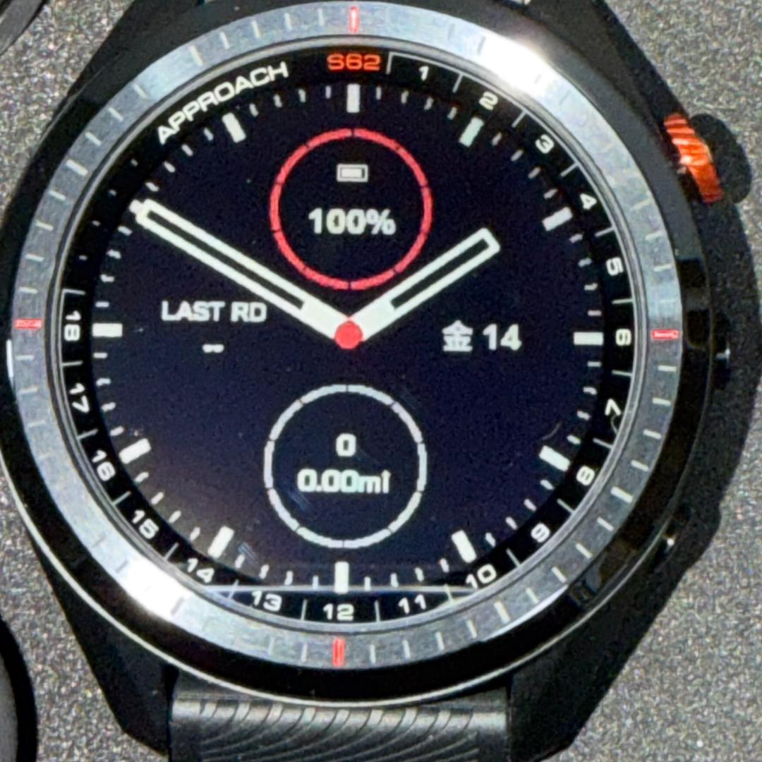 ☆極美品 GARMIN Approach S62 ブラック ゴルフナビ GPS