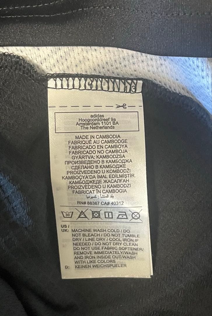 adidas アーセナル　アウェイユニフォーム　海外M 新品