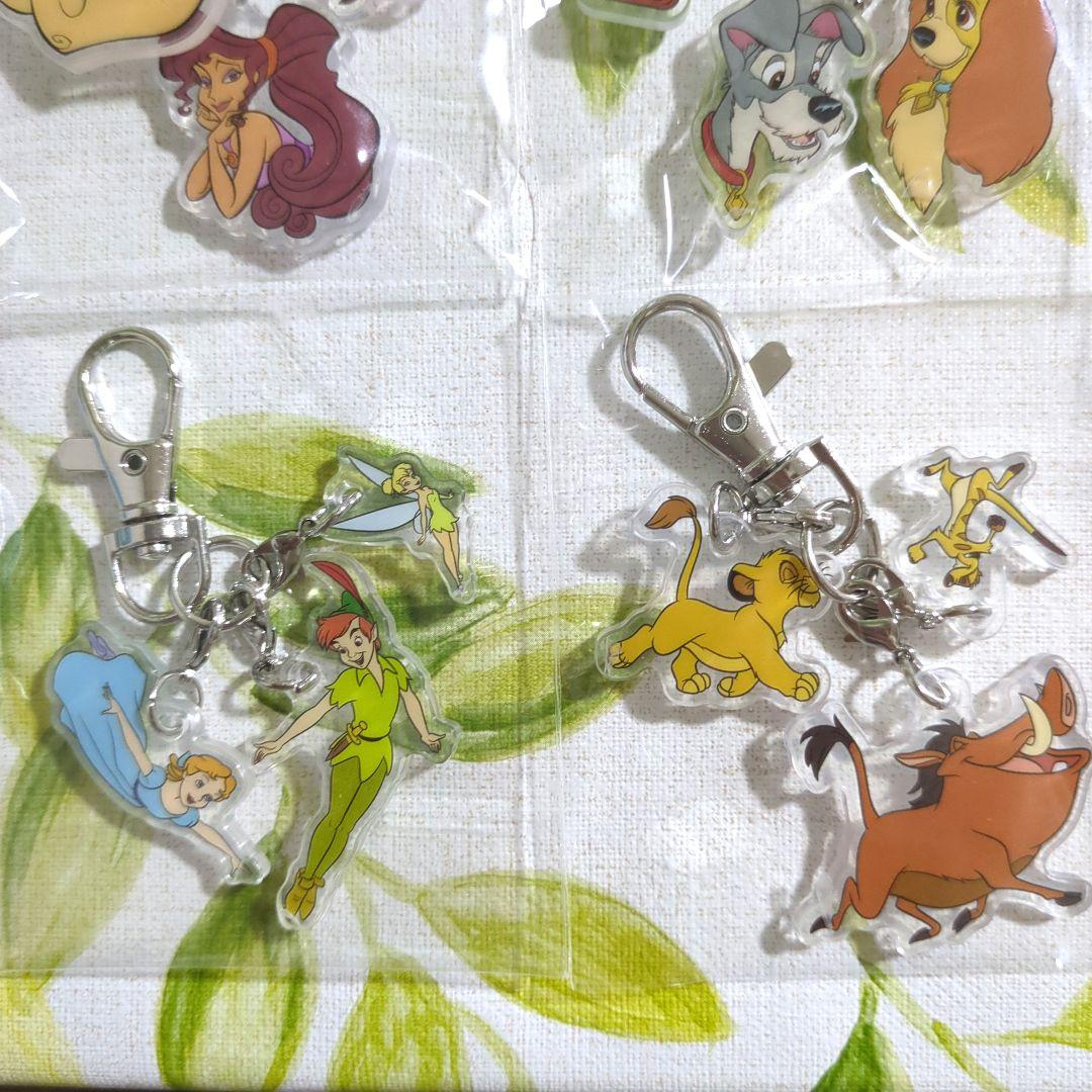 【8種コンプ】ディズニー トリオ アクリル キーチェーン