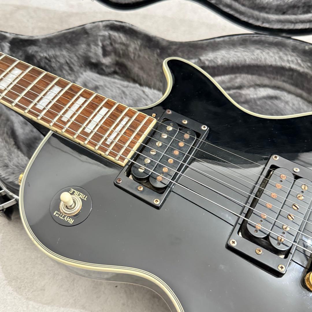 Epiphone Les Paul Custom エピフォン 黒 ハードケース付