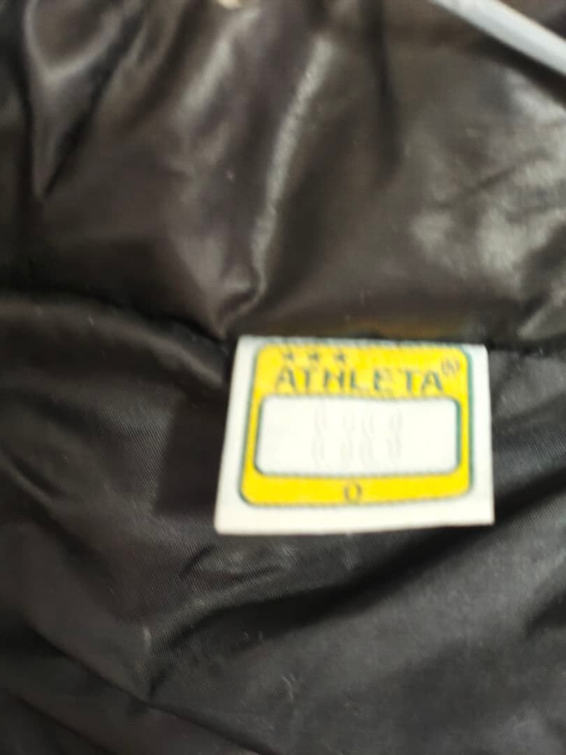 ATHLETA ベンチコート ブラック フード付き　size o