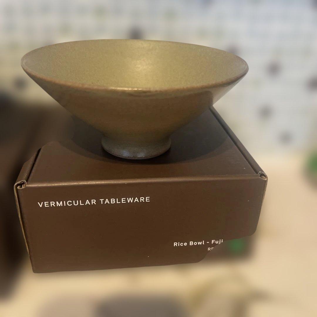 Vermicular 飯碗 3点セット ホワイト シルバー ゴールド