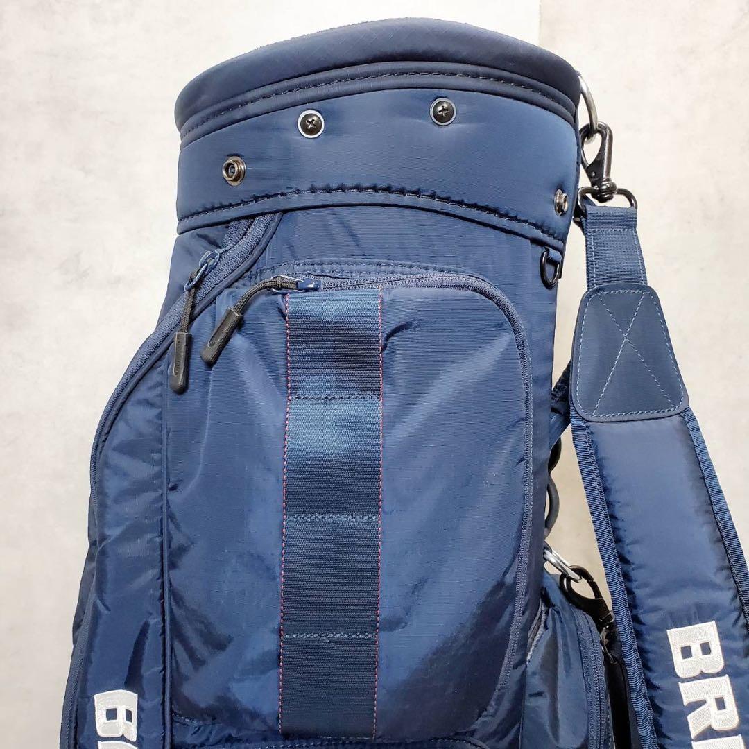BRIEFING CR-6 キャディバッグ ネイビー 軽量 2.8kg 8.5型
