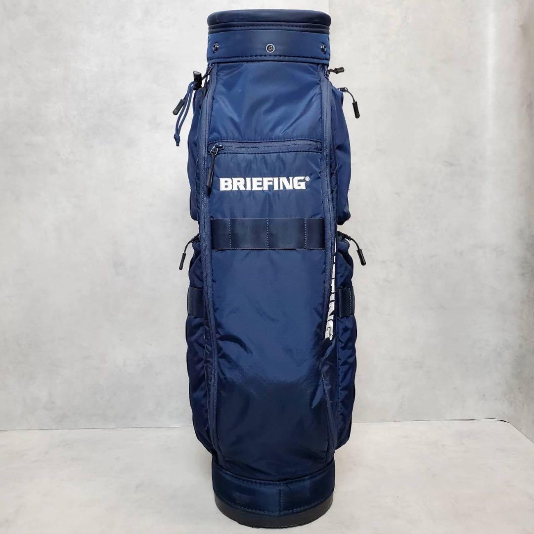 BRIEFING CR-6 キャディバッグ ネイビー 軽量 2.8kg 8.5型