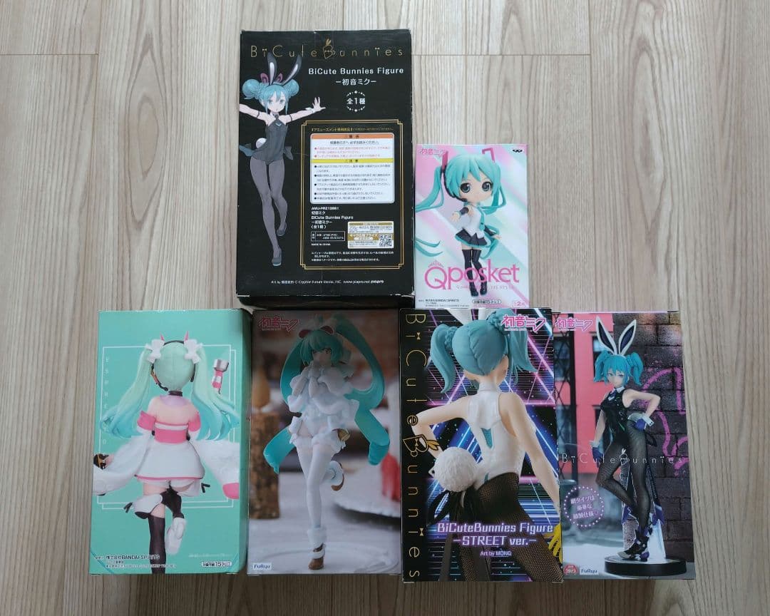 初音ミク　プライズフィギュア　6体セット