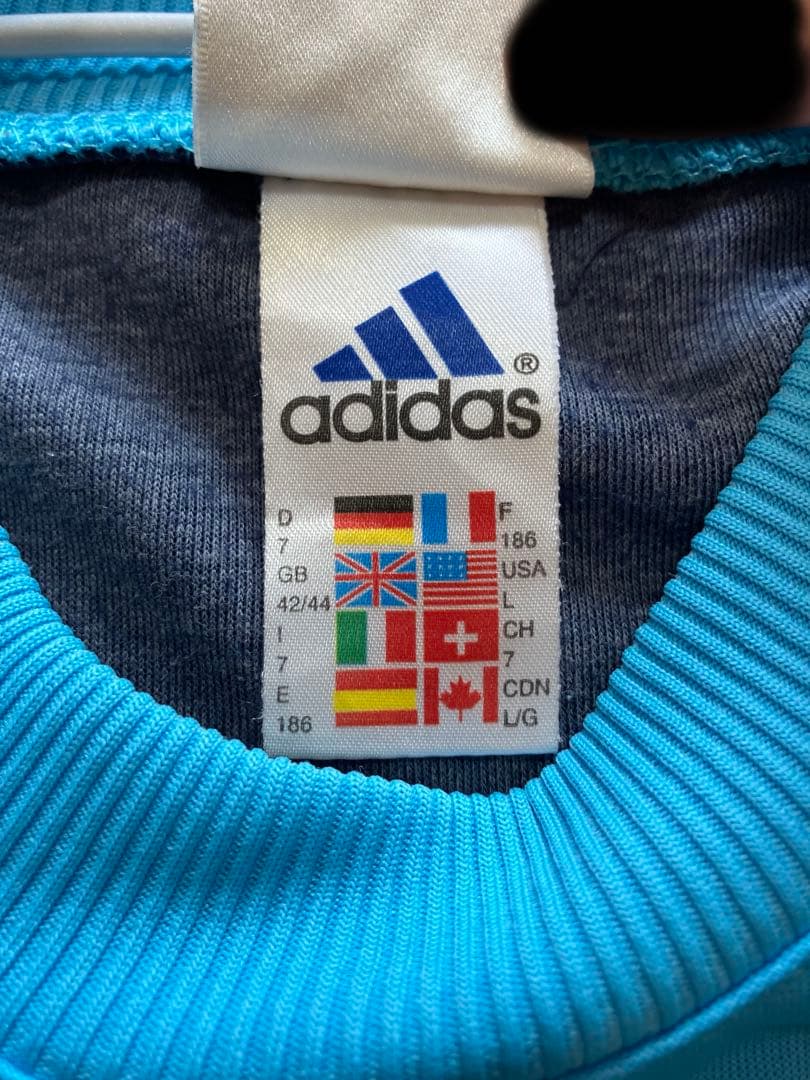 adidas サッカー　フランス　マルセイユ　長袖　Lサイズ