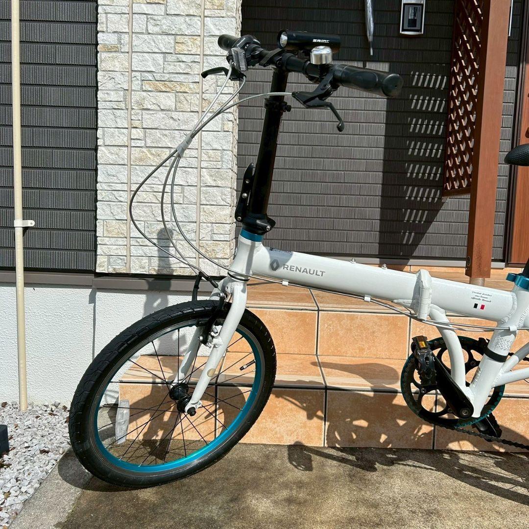 RENAULT ルノー 折りたたみ自転車 ホワイト