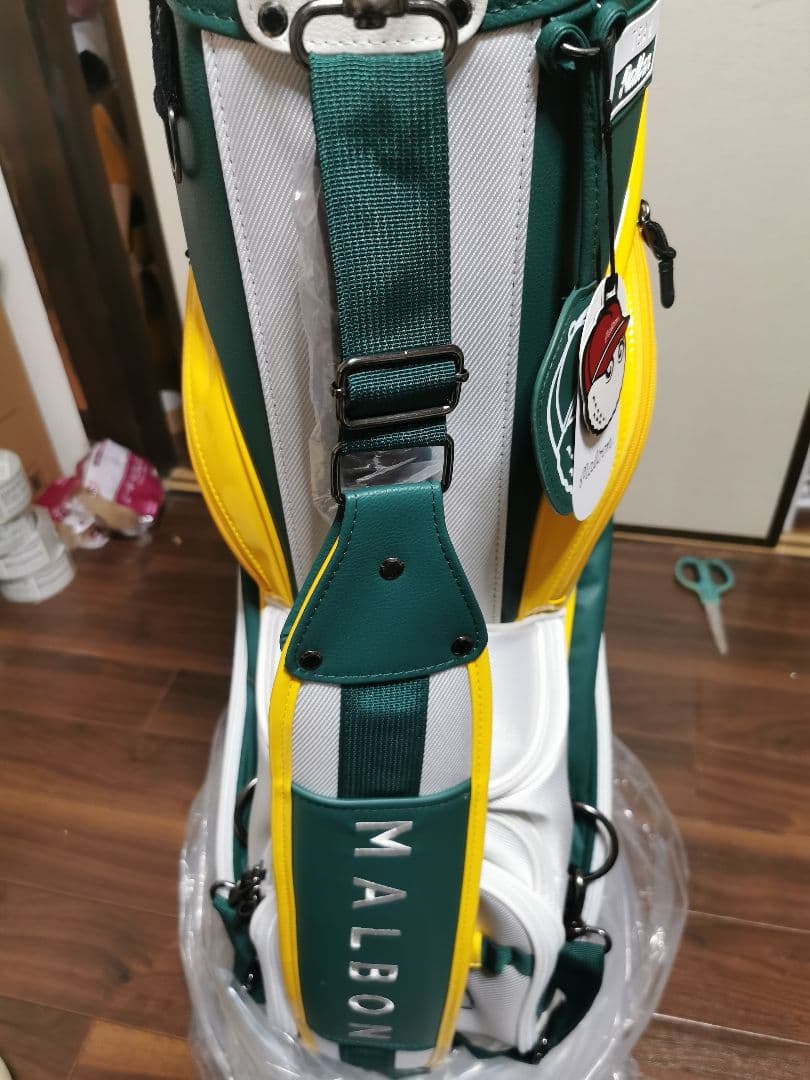 Mマルボン キャディバッグ スタンドゴルフバッグ 新品 キャディバッグ グリーン