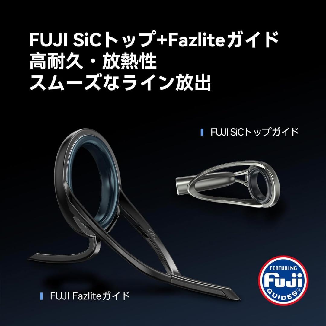 【新品】KASTKING シーバスロッド 釣り竿 80ML2 スピニング