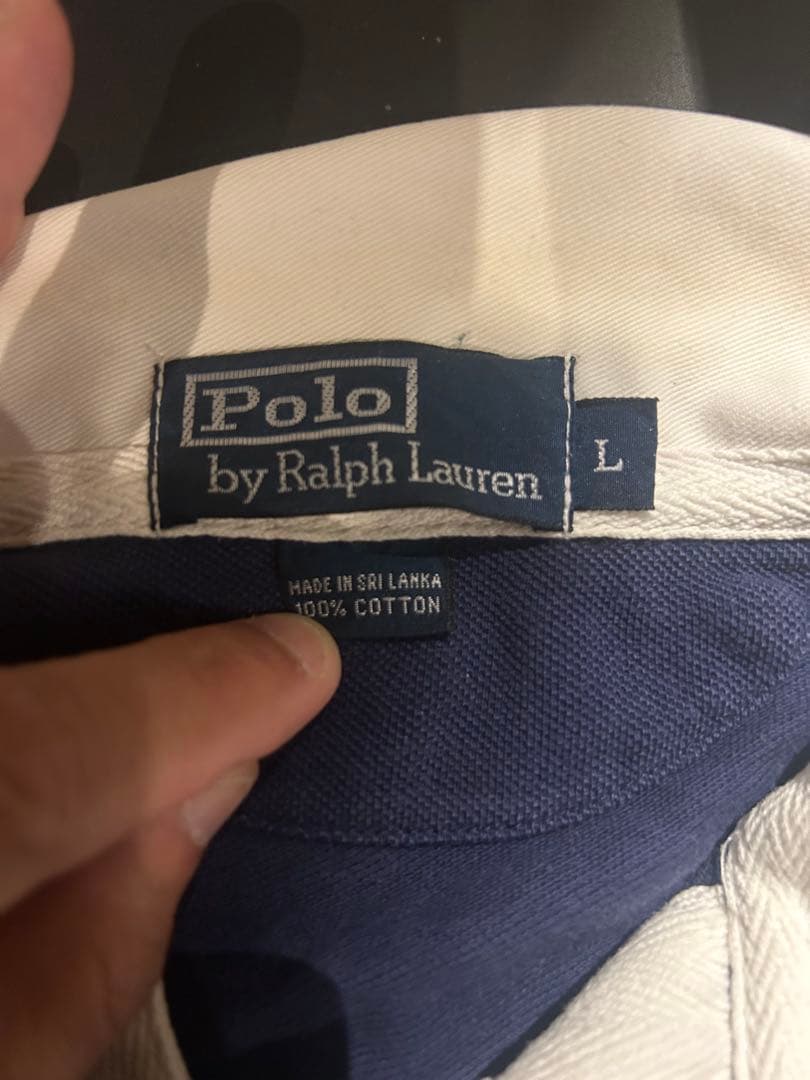 ラルフローレン　ラガーシャツ　L