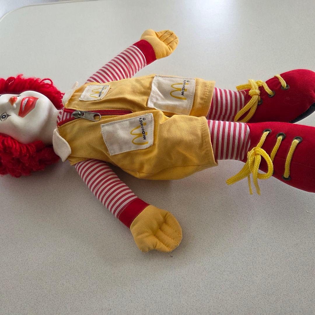 激レア70s ロナルドマクドナルド ドール USA企業物 ヴィンテージ40cm