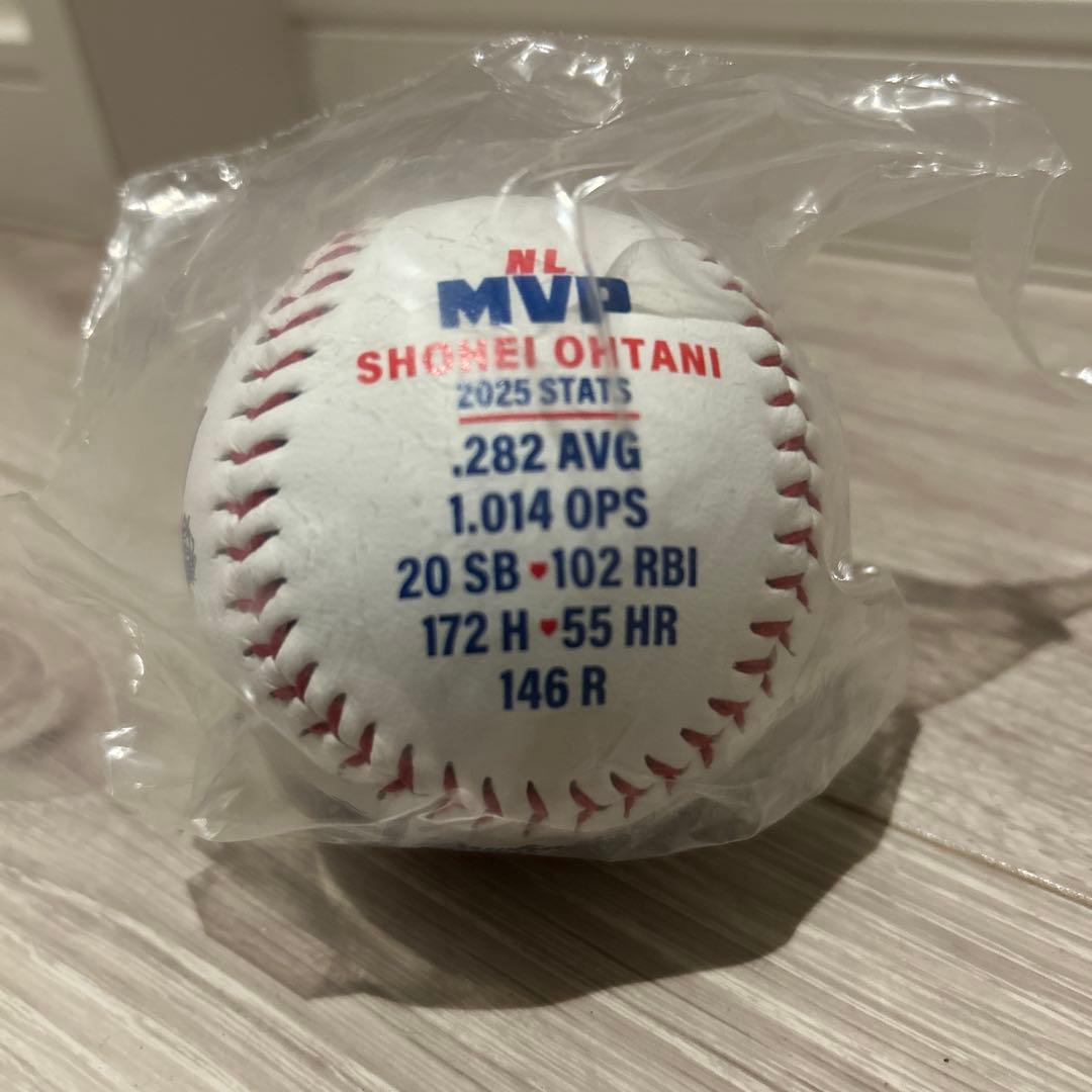 大谷翔平 MVP 記念ボール 2025年