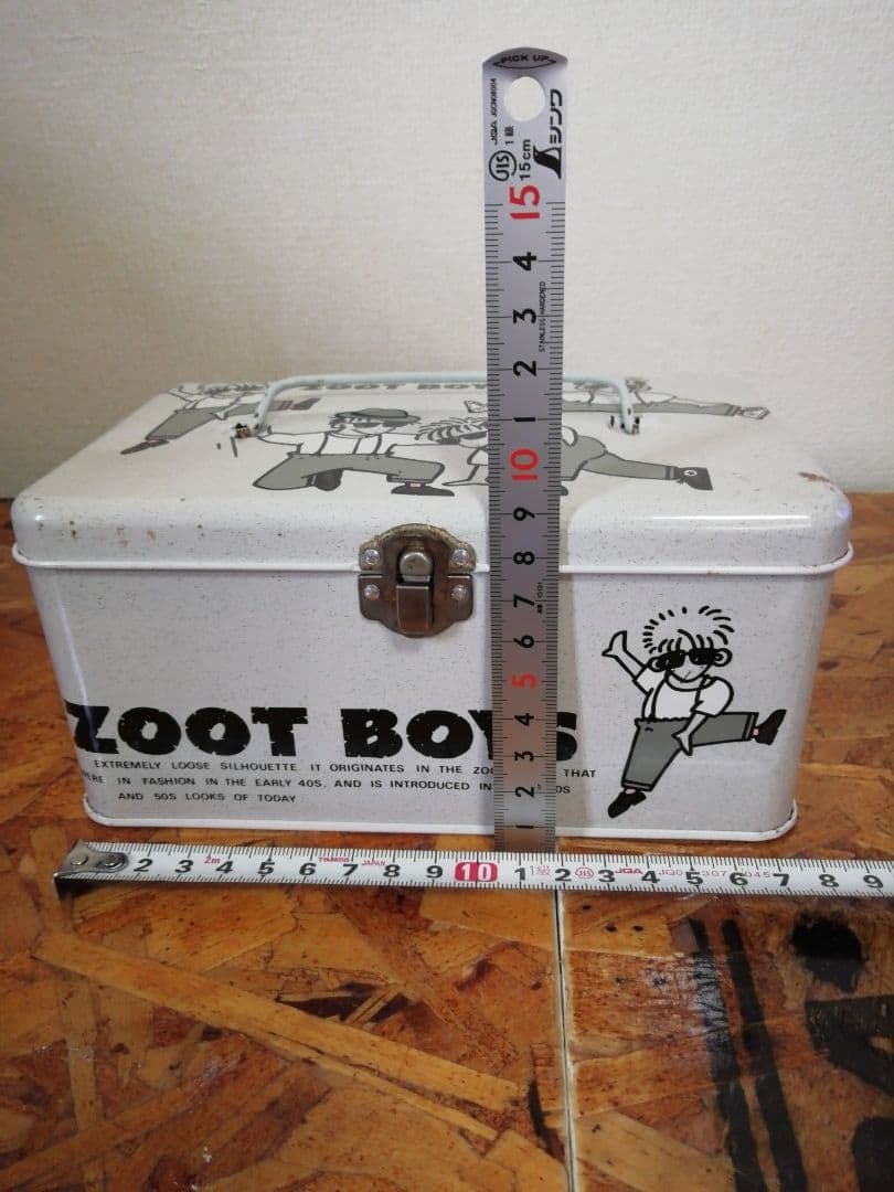 昭和レトロ　ファンシー　ZOOT BOYS　スチールボックス　超レア