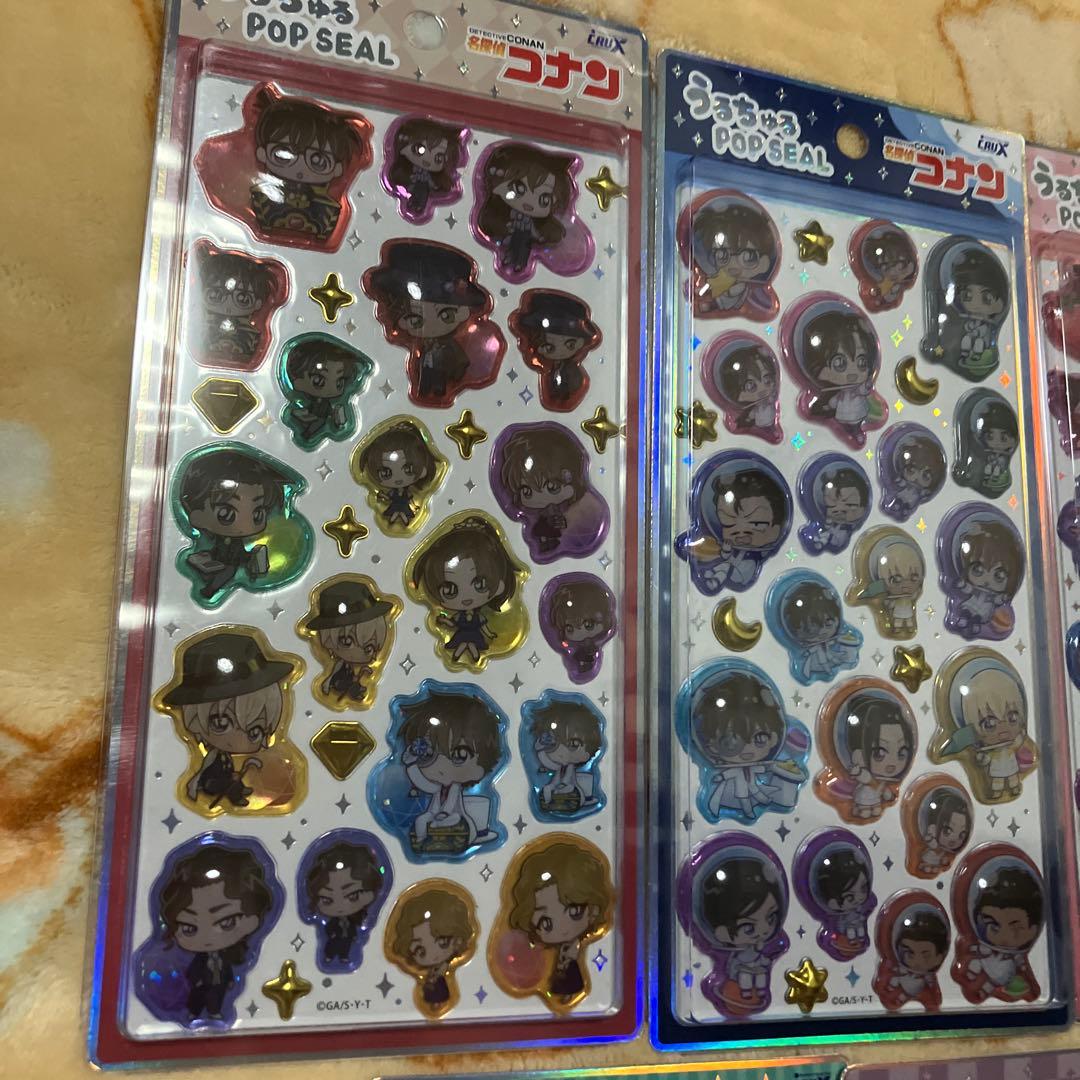 【正規品】うるちゅるポップシール 名探偵コナン 初音ミク 9枚セット