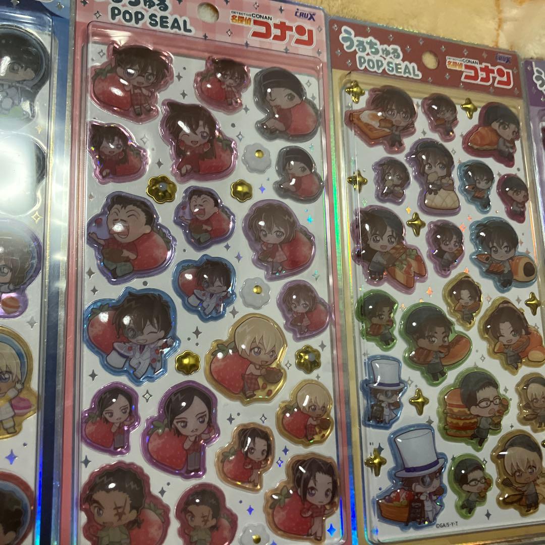 【正規品】うるちゅるポップシール 名探偵コナン 初音ミク 9枚セット
