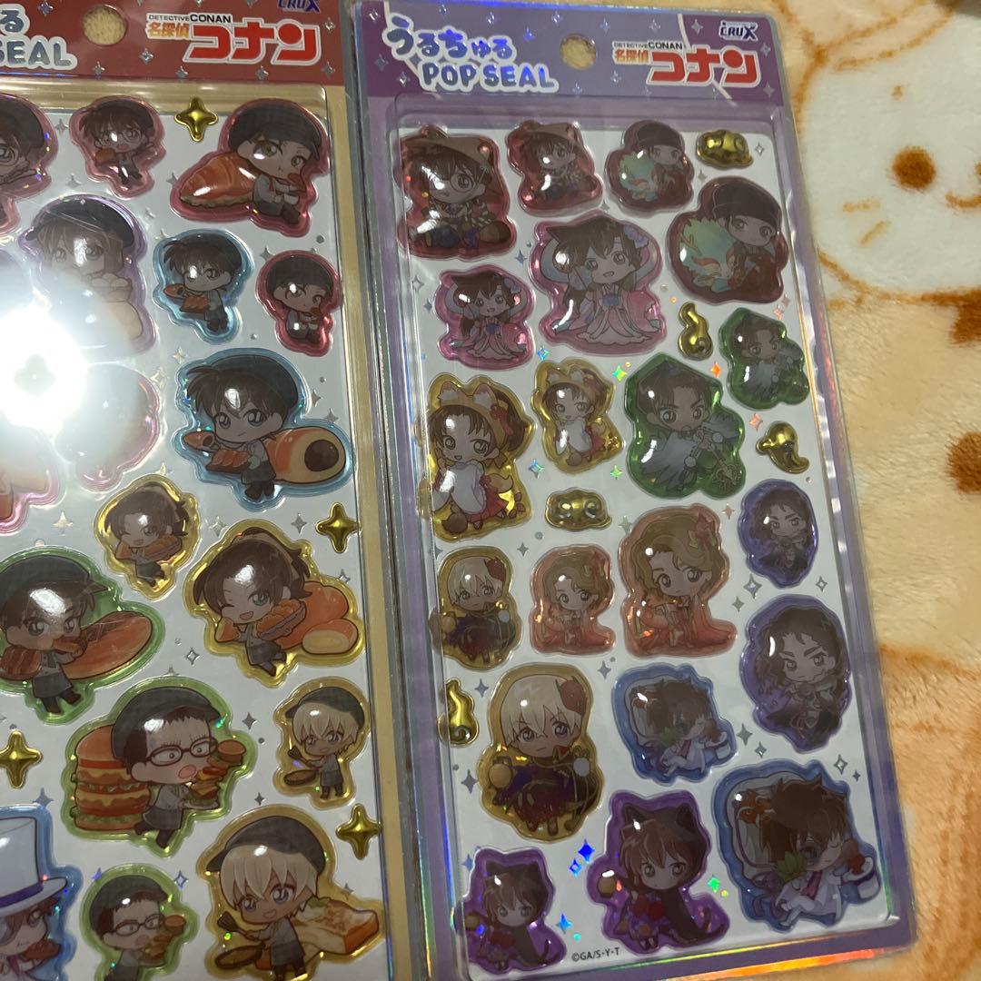 【正規品】うるちゅるポップシール 名探偵コナン 初音ミク 9枚セット