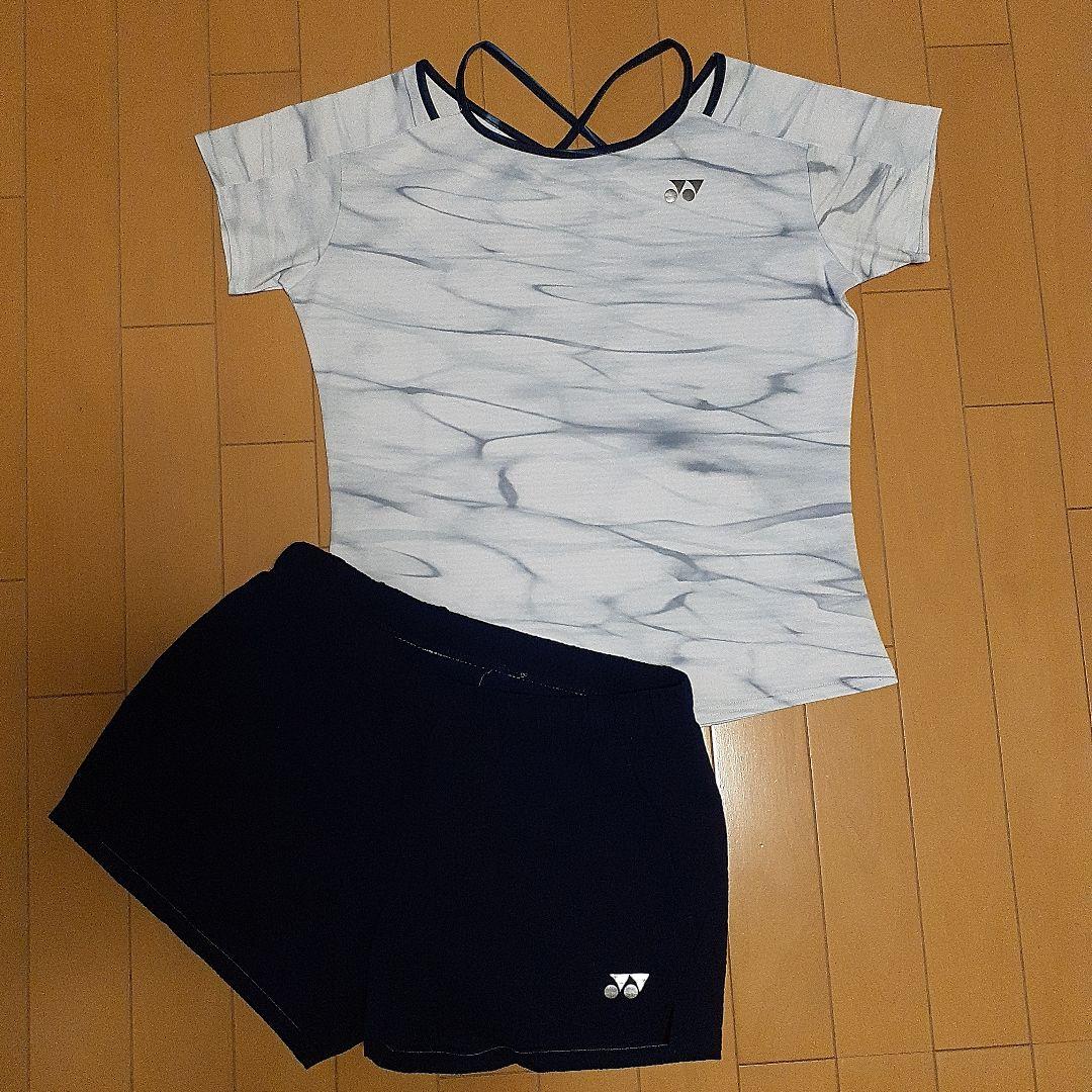 【美品】YONEX レディーステニス ゲームウェア セットアップ Lサイズ