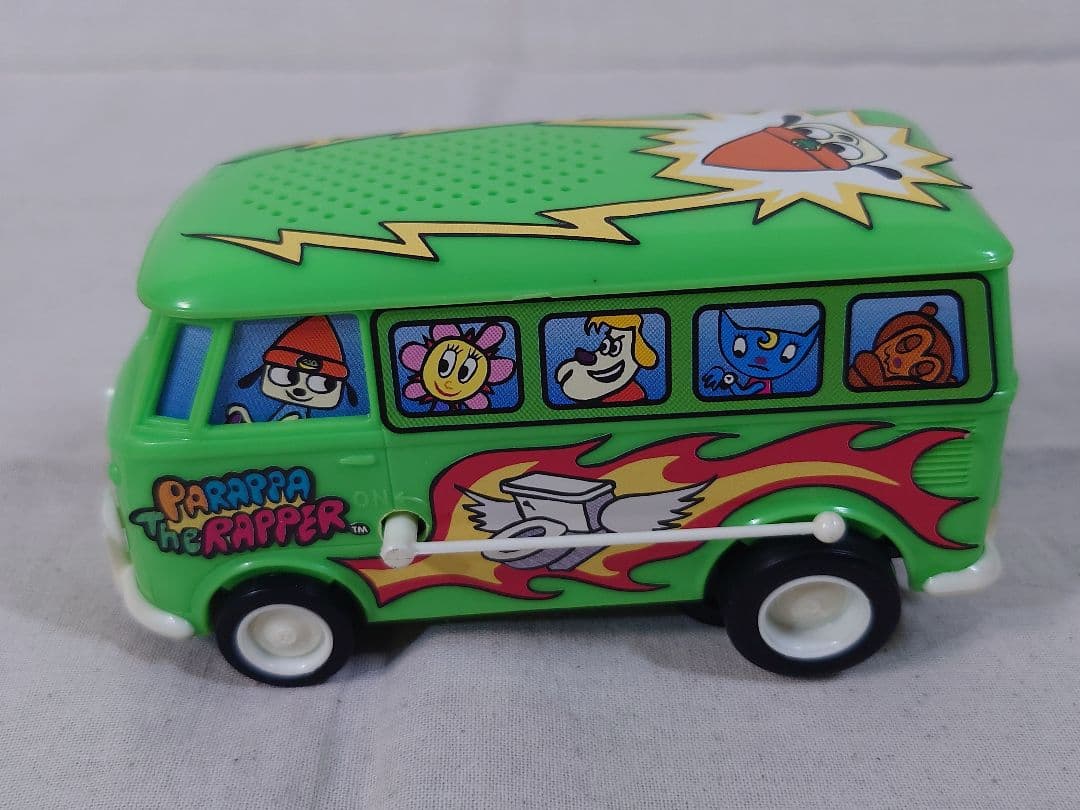 パラッパラッパー ヴァイナルキラー レコードプレーヤー 自走式 ミニカー 当時物