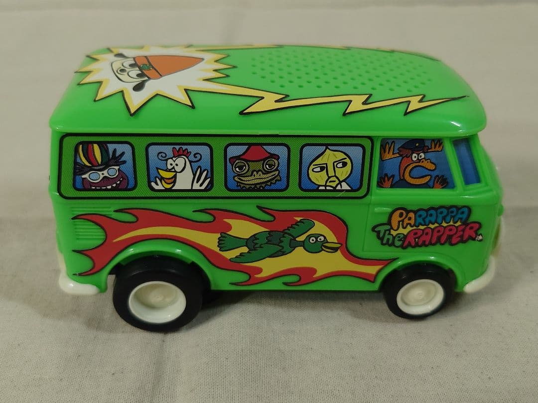 パラッパラッパー ヴァイナルキラー レコードプレーヤー 自走式 ミニカー 当時物