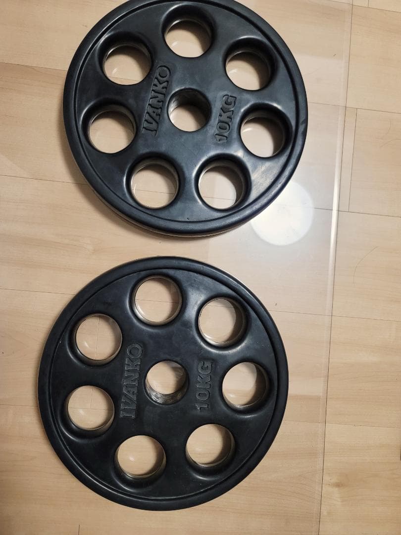 IVANKO 10kg ダンベルプレート 2枚セット（計20kg）