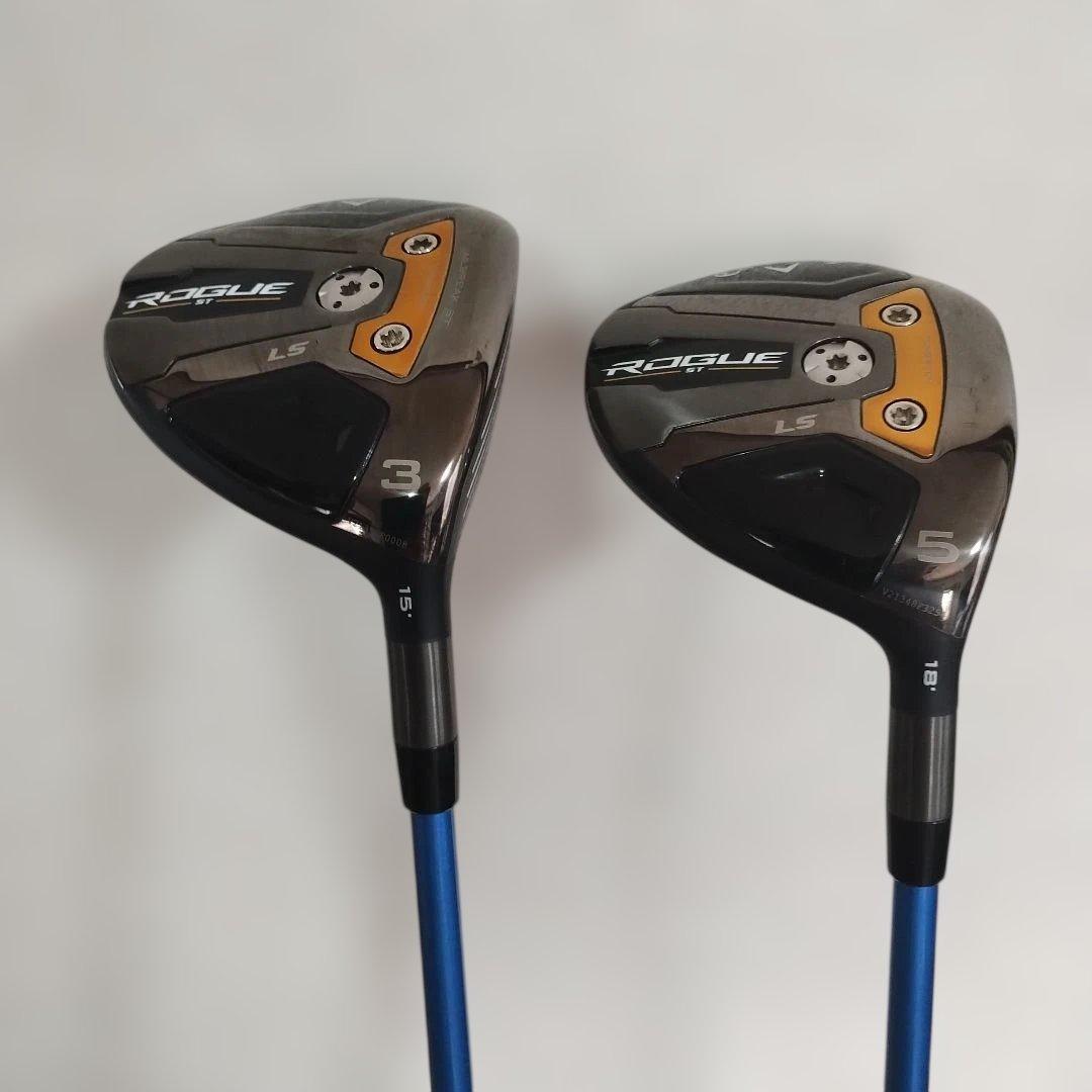 及風　Callaway Rogue ST LS 3番・5番ウッド2本セット
