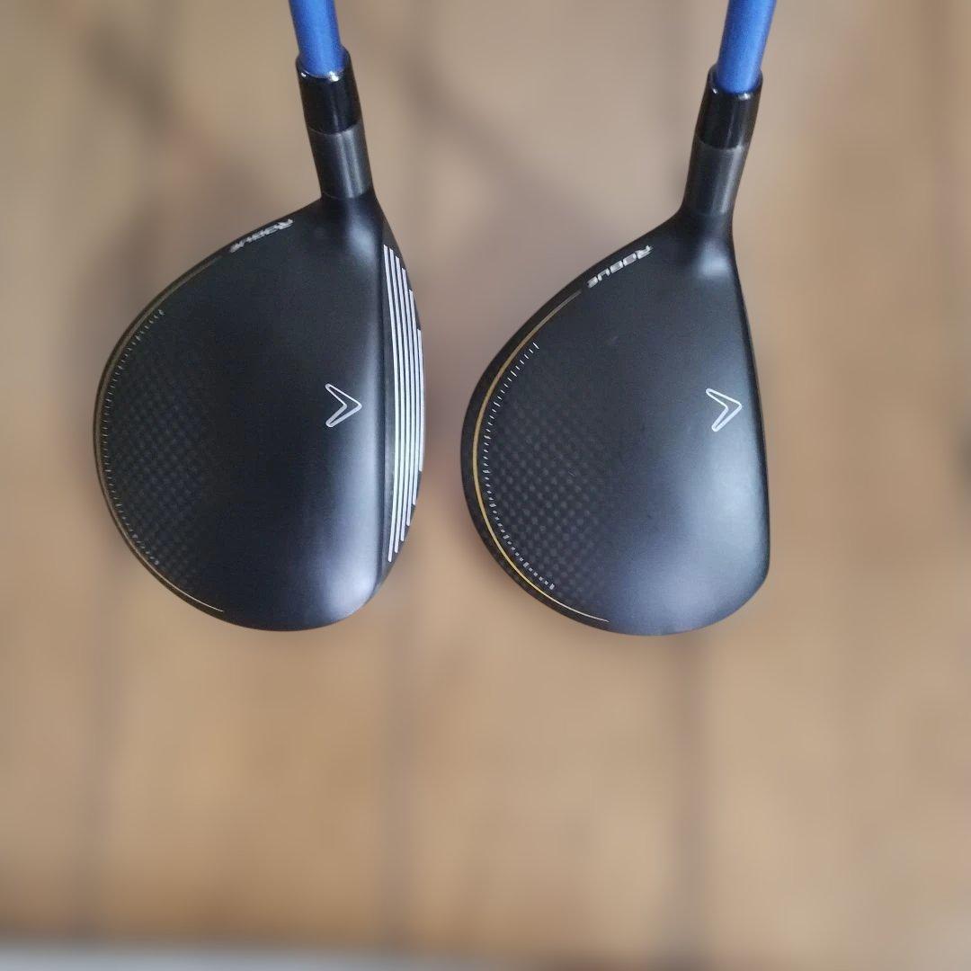 及風　Callaway Rogue ST LS 3番・5番ウッド2本セット