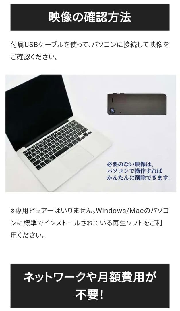 新品 ライフレコーダー 小型ドライブレコーダー 電動キックボード自転車バイク釣り