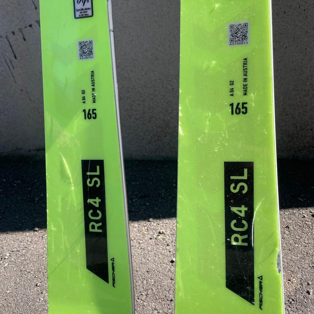 FISCHER RC4ノイズ SL MENスキー 165cm Z20ビンディング
