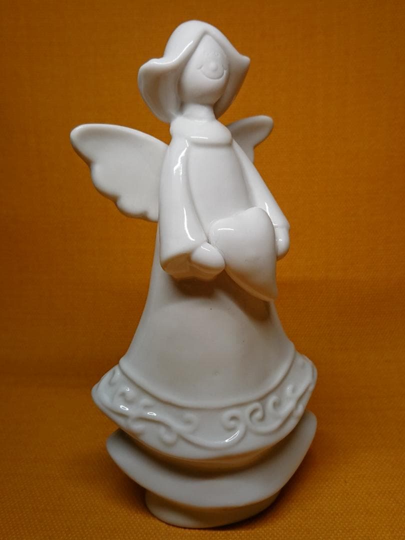 【美品】天使　エンジェル　陶器　置物　インテリア　工芸品　美術品　A1416