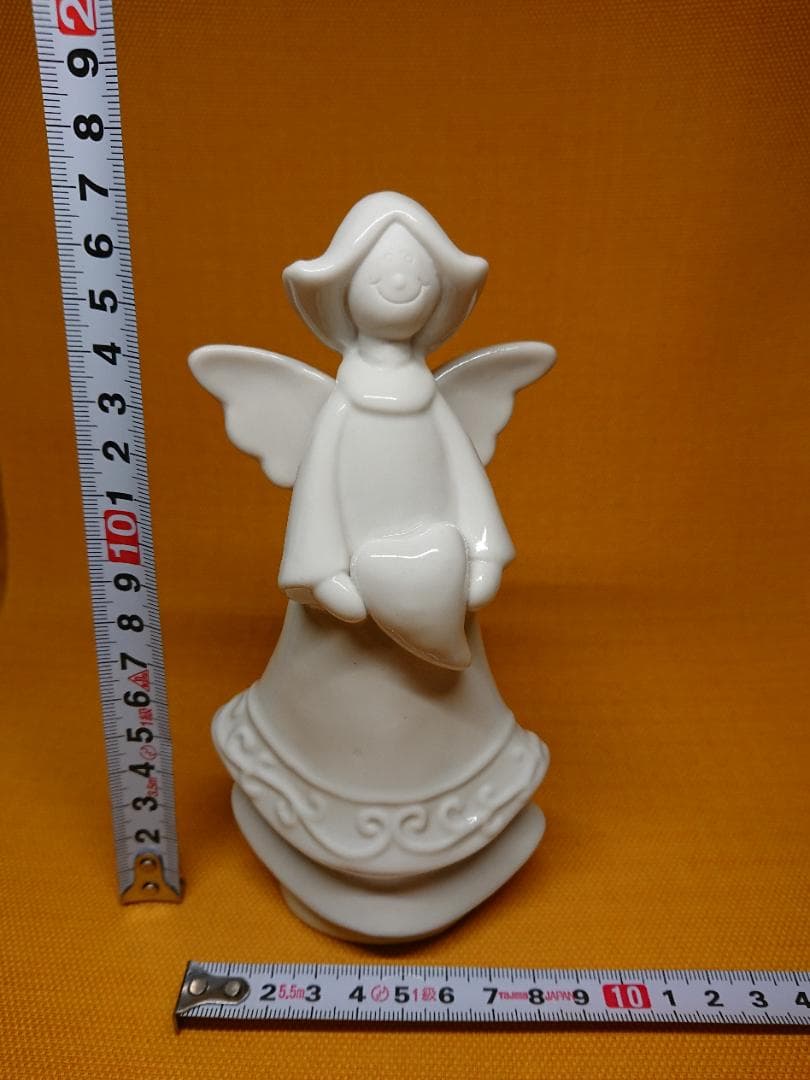 【美品】天使　エンジェル　陶器　置物　インテリア　工芸品　美術品　A1416
