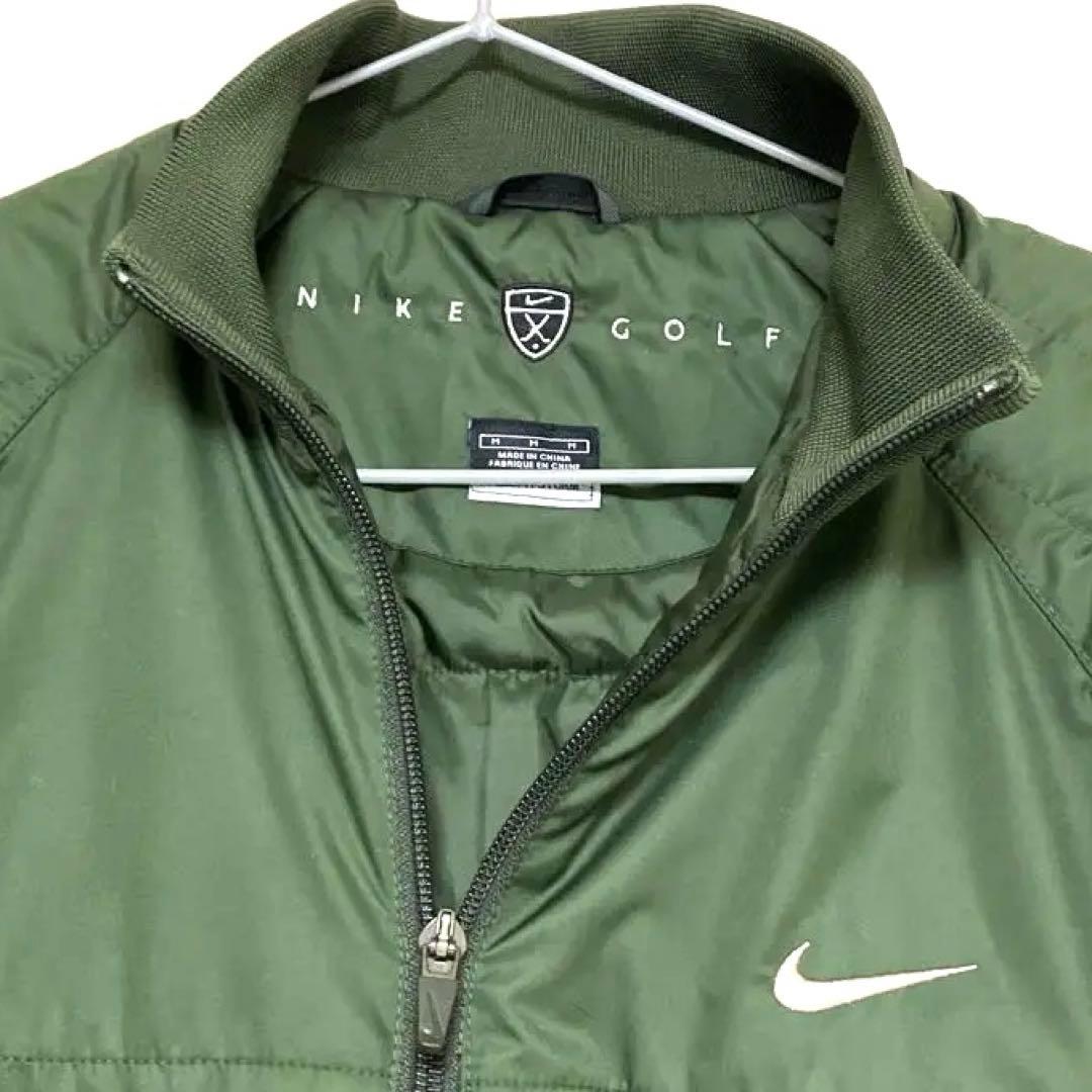 M 極美品　ナイキゴルフウェア　メンズ　中綿ブルゾン ハーフジップ NIKE